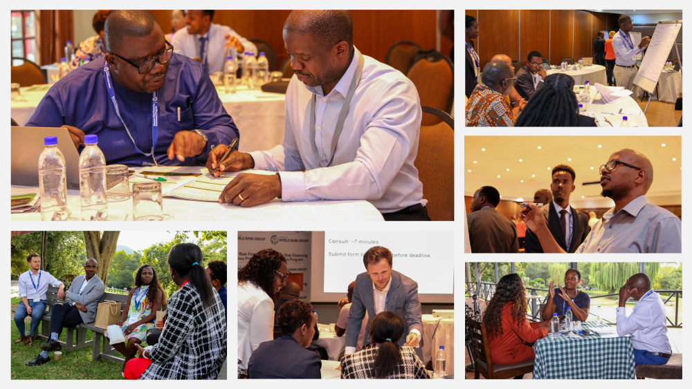 Delegates during various sessions of the DRF for Agriculture and Climate Resilient Livelihoods workshop