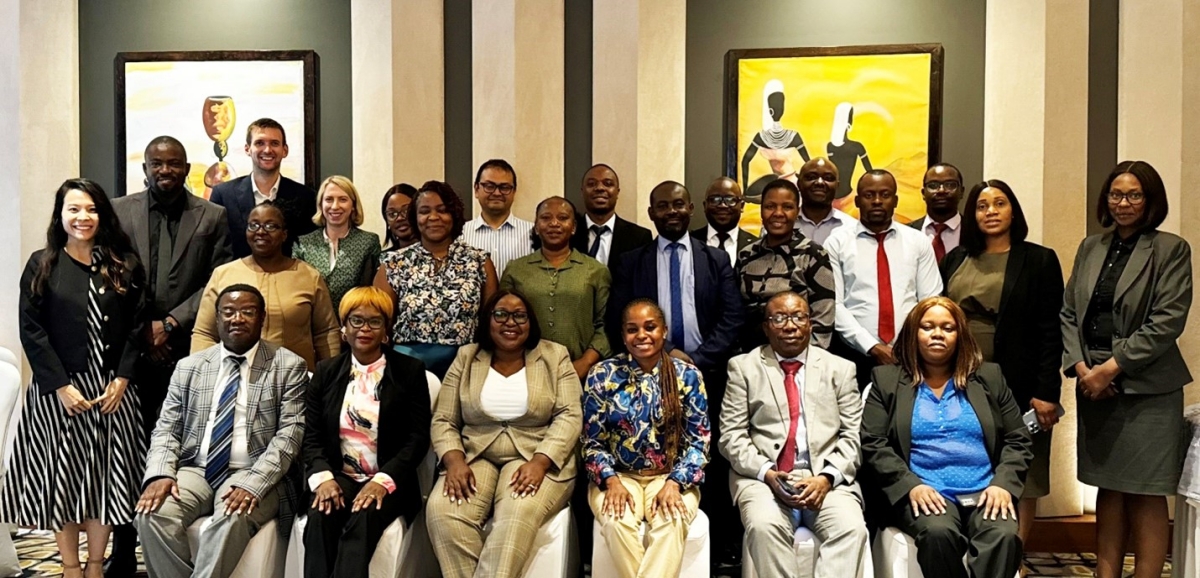 Group Photo during the Climate and Disaster Risk Finance workshop in Zambia