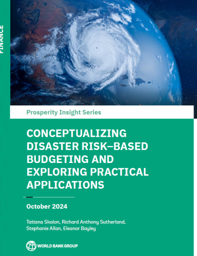 Conceptualizing Disaster Risk–Based Budgeting and Exploring Practical Applications 