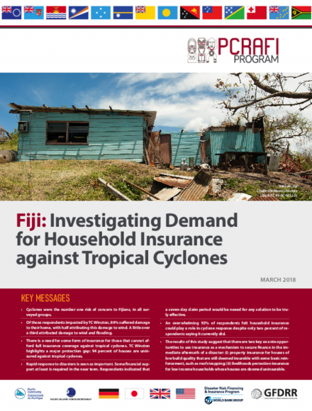 Fiji: Investigating Demand for Household Insurance against Tropical Cyclones