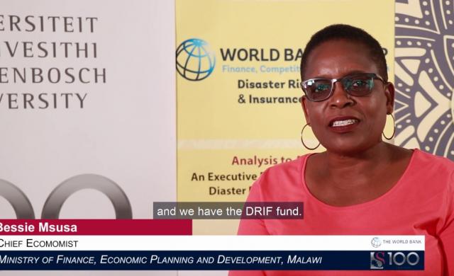 Bessie Msusa: Disaster Risk Financing in Malawi