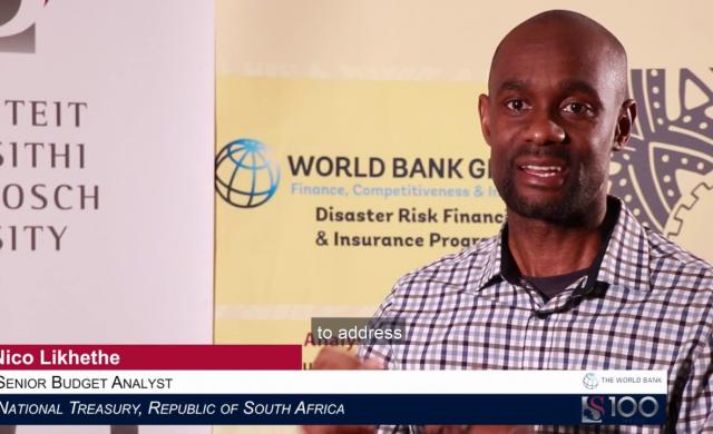 Nico Likhethe: Supporting Vulnerable Countries to Increase Financial Resilience to Natural Disasters