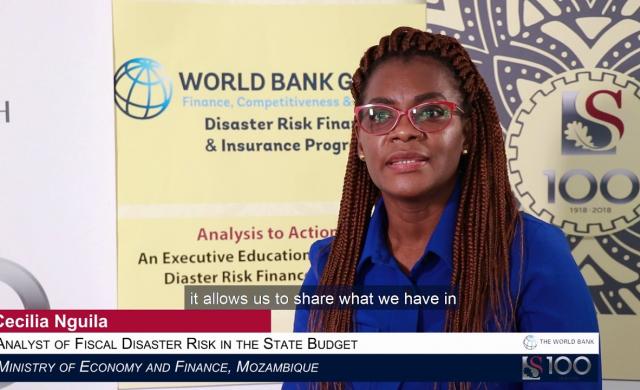 Cecilia Nguila: Knowledge Sharing in Disaster Risk Financing is Crucially Important