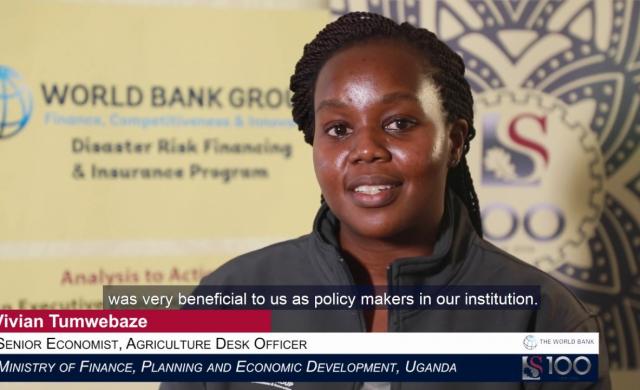 Vivian Tumwebaze: Learning New Perspectives in Disaster Risk Financing from Others