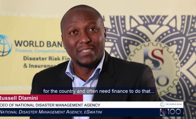 Russell Dlamini: Disaster Risk Financing in eSwatini