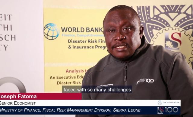 Joseph Fatoma: Reducing Disaster Risks in Sierra Leone