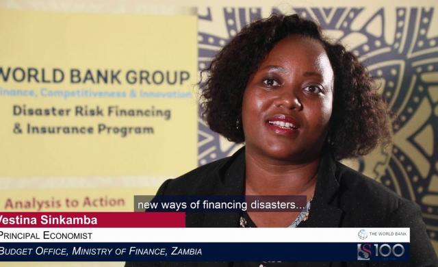 Vestina Sinkamba: Learning New Ways of Financing Disasters is Enjoyable